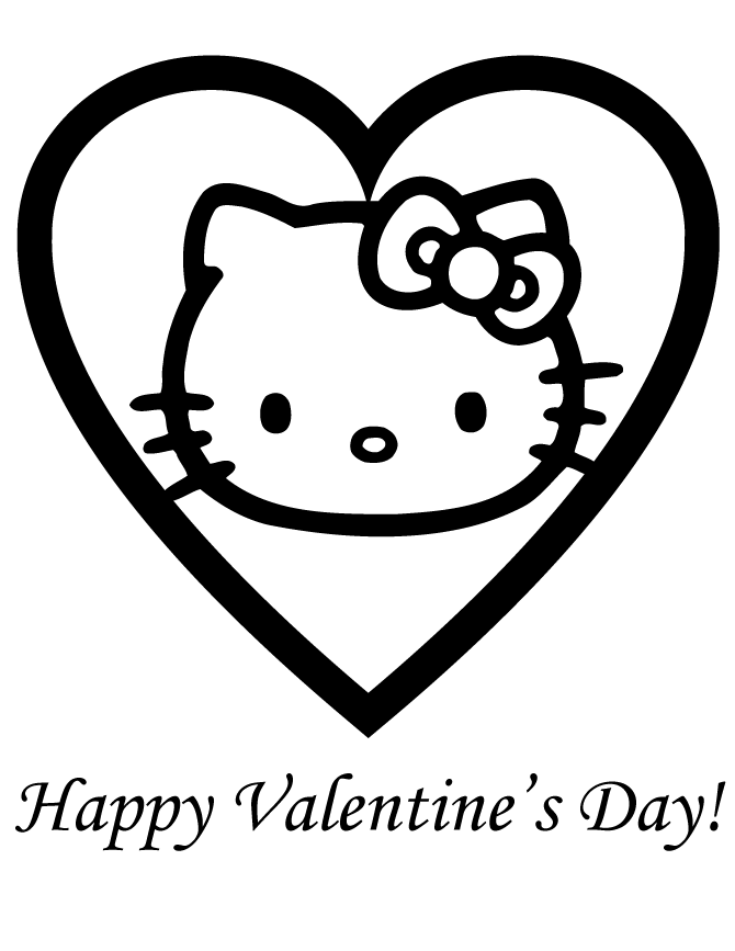 Plansa de colorat cu Hello Kitty 118 22